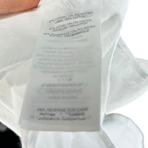 J. Crew Black and White Gingham Midi Dress - Picture 6 of 8